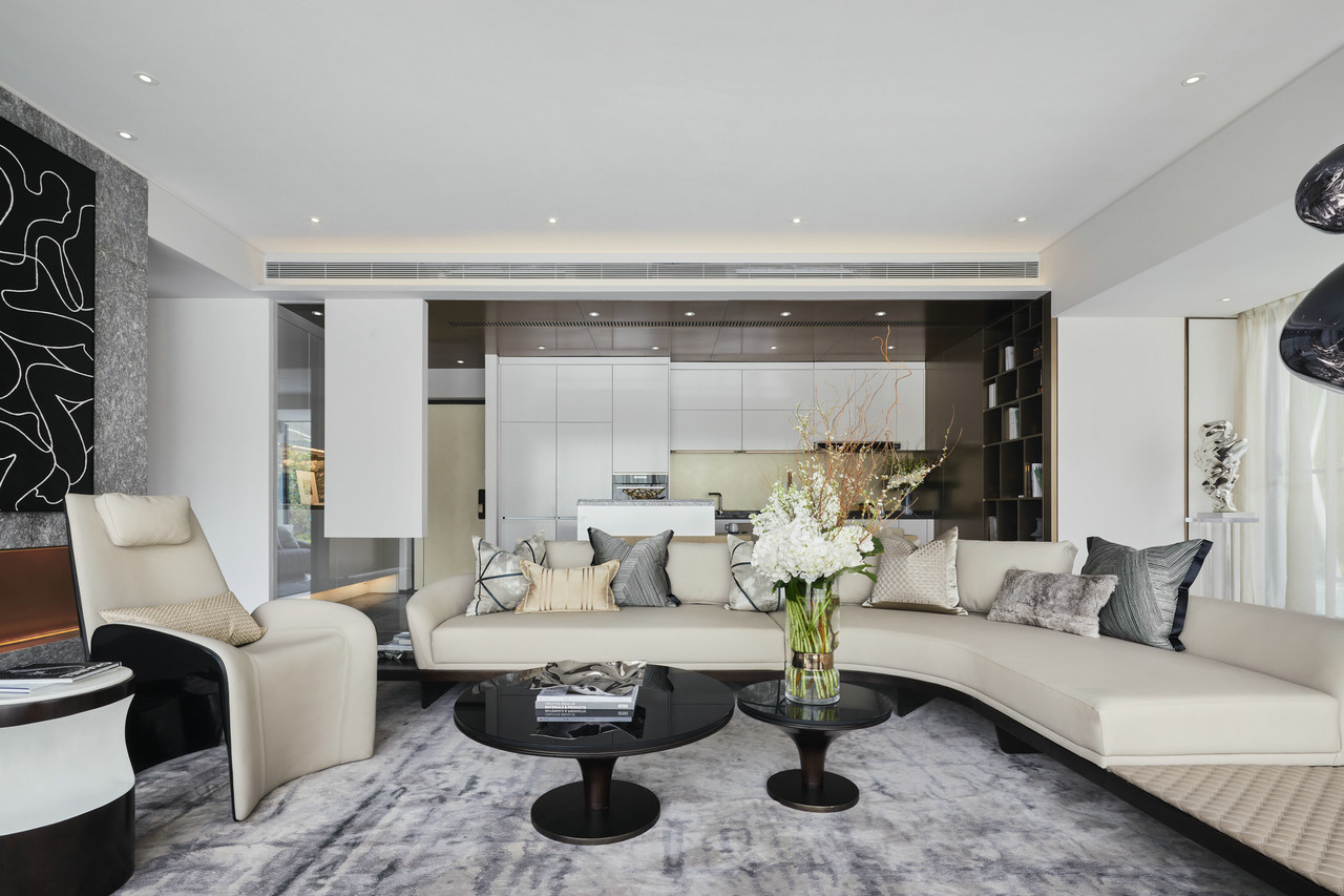 南京150㎡現(xiàn)代輕奢新房裝修，簡約的線條太精致了!