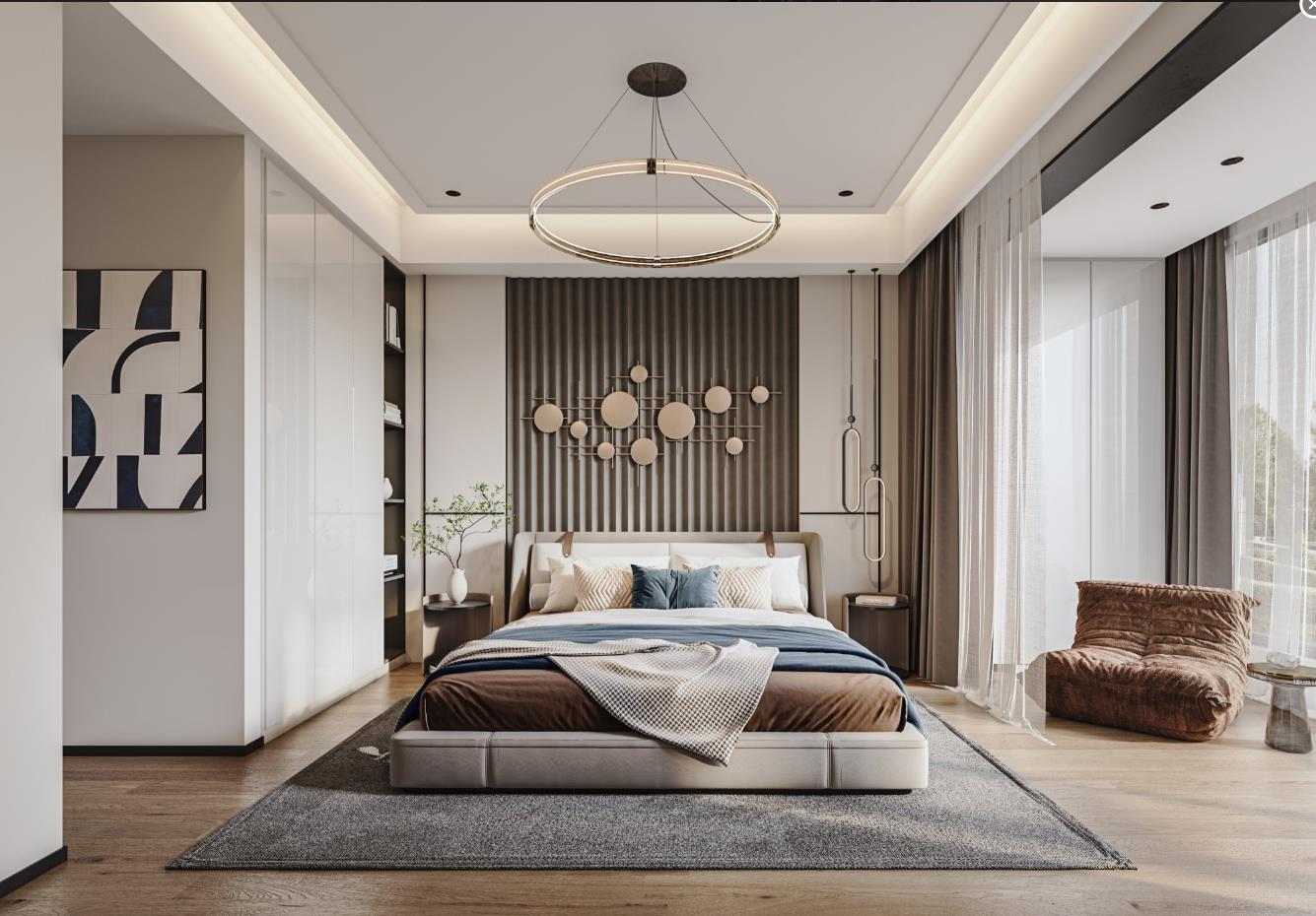 南京現(xiàn)代簡約風格裝修，簡潔搭配營造時尚舒適感覺