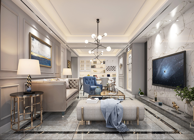 南京106㎡婚房歐式風(fēng)格裝修，盡顯優(yōu)雅浪漫！