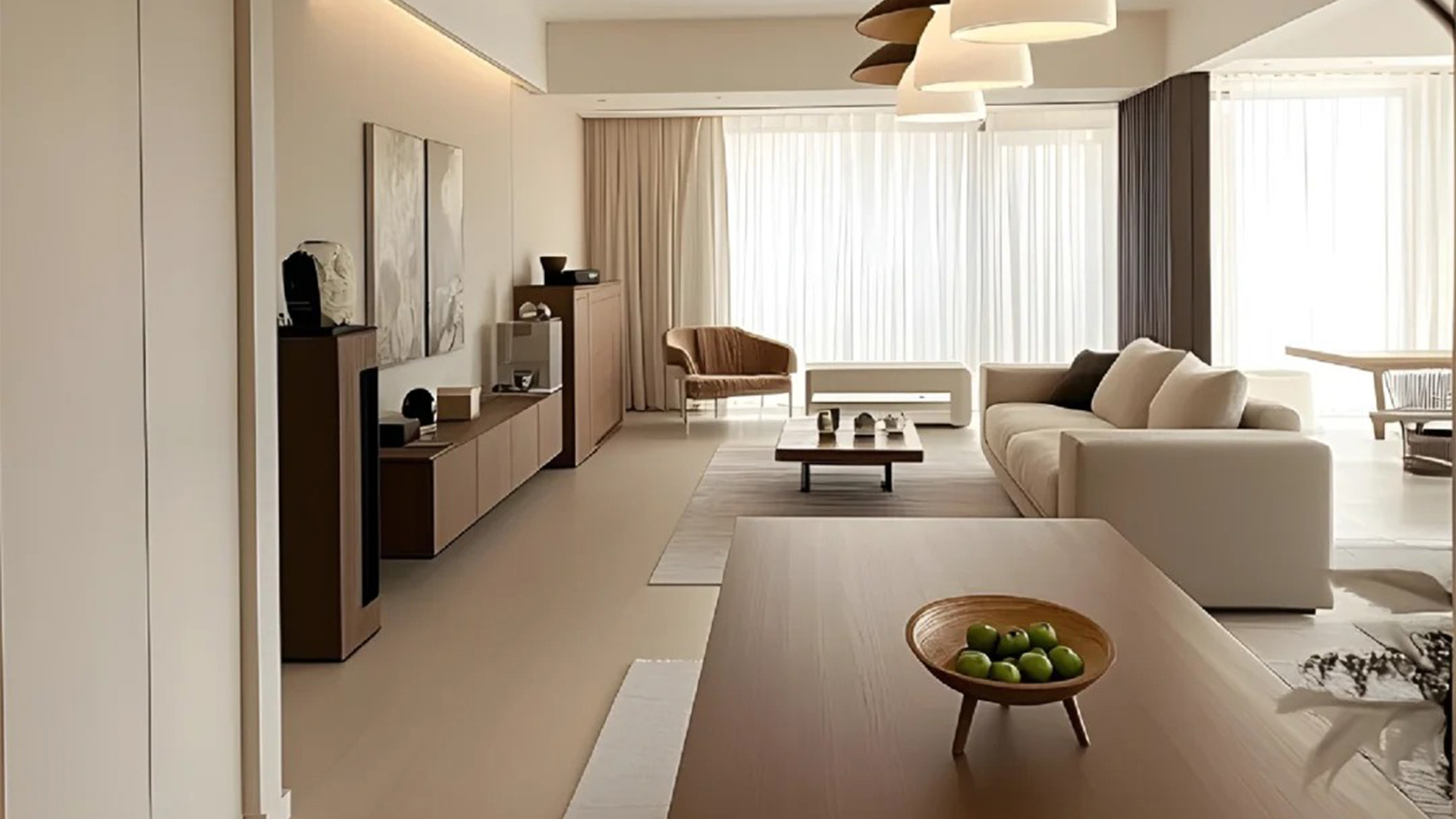 奶油風溫柔色系家居 | 米白與淺木色的治愈邂逅