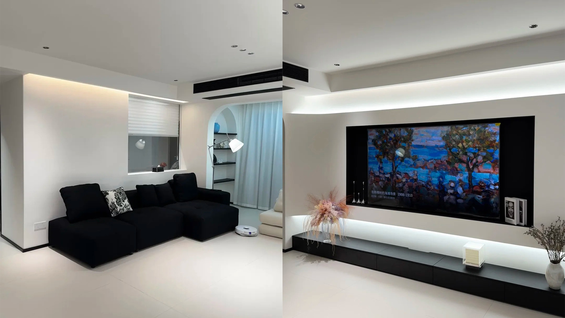 極簡(jiǎn)風(fēng)裝修靈感 | 黑白主調(diào)與流暢線條的現(xiàn)代美學(xué)